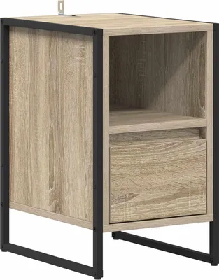 Immagine prodotto di Comodino Sonoma 39,5 x 30 x 50 cm Legno multistrato