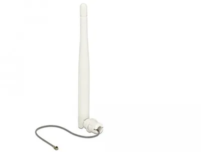 Produktbild von DeLOCK 89619, 3 dBi, 2.4 - 2.5 GHz, 50 Ohm, MHF, Männlich, Lineare Polarisation