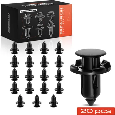 Imagen del producto de Clips de fijación para parachoques, 20 unidades, compatibles con Nissan 200 SX, Almera, Juke y Mitsubishi Colt