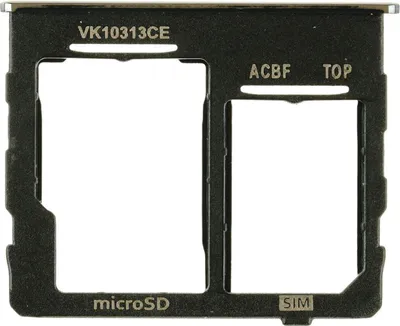 Produktbild von Simkarten Halter für Samsung Galaxy A32 5G (SM-A326B), Schwarz