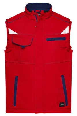 Produktbild von Workwear Softshell Vest - COLOR - red/navy, Gr. S