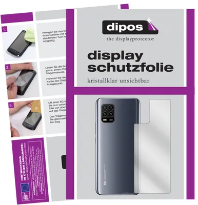 Obrázok produktu pre 2x ochrana displeja pre Xiaomi Mi 10 Lite 5G zadná priehľadná ochranná fólia displeja dipos