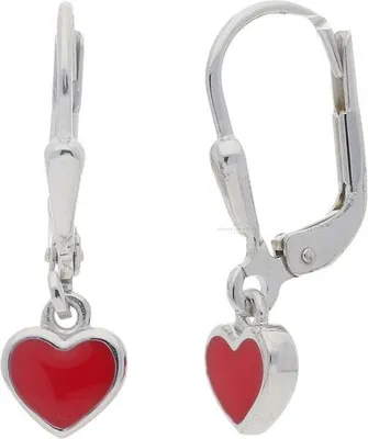 Produktbild von JuwelmaLux Kinder Ohrhänger Herz 925 Silber JL10-06-2098