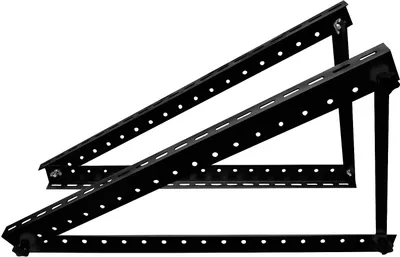 Produktbild von 114 cm Solarpanel Halterung schwarz Solarmodul Befestigung Aufständerung 45 Zoll