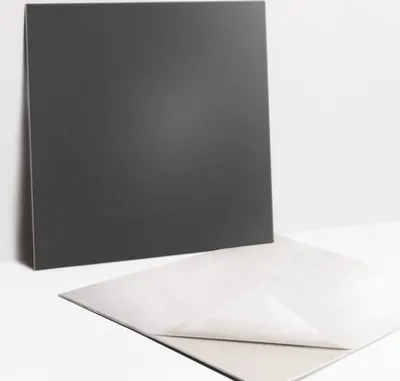 Obrázok produktu pre Samolepiace vinyleové dlaždice - Nálepky na Stenu - Podlahu - Sada 9 Kusov - 30x30 cm - Šedá barva