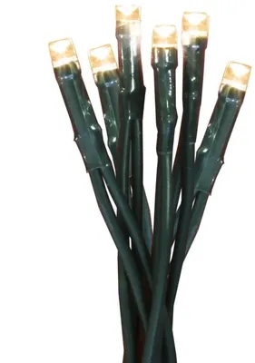 Produktbild von Best Season LED-Lichterkette, 20teilig warmwhite LED, grünes Kabel, indoor, 421-20