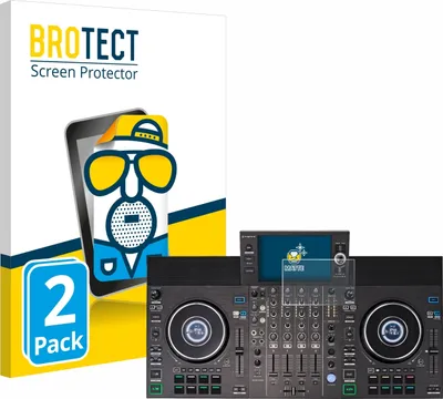 Produktbild von 2x BROTECT Schutzfolie für Denon DJ SC LIVE 4 Displayschutz Displayschutzfolie Folie Matt Entspiegelungsfolie