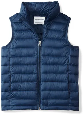 Produktbild von A. Essentials Jungen Leichte, Wasserabweisende, Verstaubare Daunenweste Mit Kapu