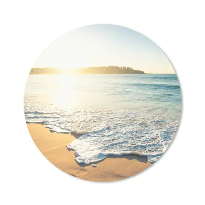Produktbild von MuchoWow® Mauspad Mousepad Sonne - Strand - Licht 20x20 cm - Mousepads - Maus Mat - Pad - Mausunterlage - Schreibtischmatte