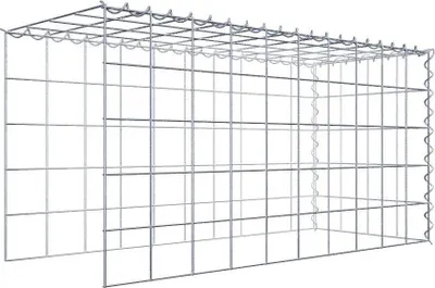 Produktbild von Anbaugabione Typ 4 100 cm x 50 cm x 40 cm (L x H x T), Maschenweite 10 cm x 10 cm, Spirale