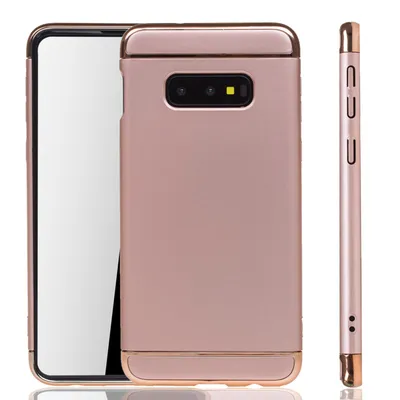 Image de Étui de protection pour téléphone Samsung Galaxy S10e, coque rigide, couleur rose