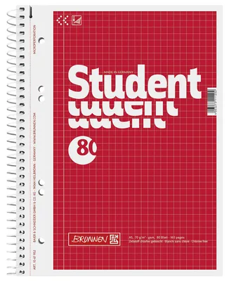 Produktbild von Collegeblock kariert A5 Student