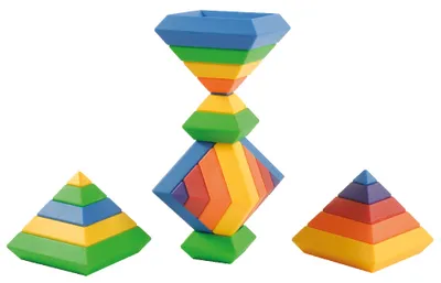 Produktbild von EDUPLAY 120304 Pyramidenbausatz, mehrfarbig (1 Set)