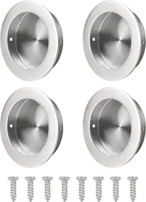 Produktbild von Ingebedde deurgrepen aus Edelstahl, 69 cm, 4 Stück, für Tür, Schrank, Schublade