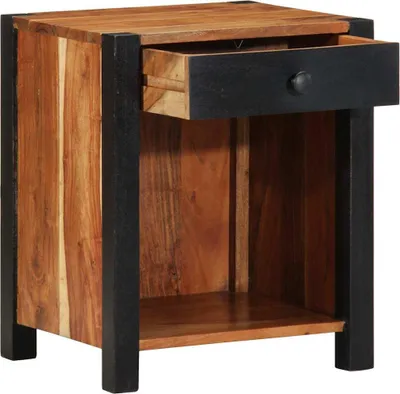 Obrázok produktu pre vidaXL Nočný stolík hnedý 40 x 35 x 50 cm z masívneho dreva akácie
