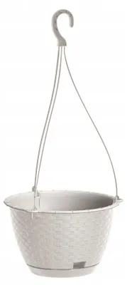 Obrázok produktu pre Závesný kvetináč RATOLLA ROUND W plast d24x16cm