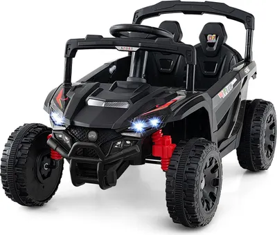 Zdjęcie produktu dla Elektryczny samochód UTV dla dzieci 12 V z pilotem, czarny