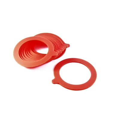 Produktbild von Weck Einkochringe - Rot - 68x92mm, Gummiringe