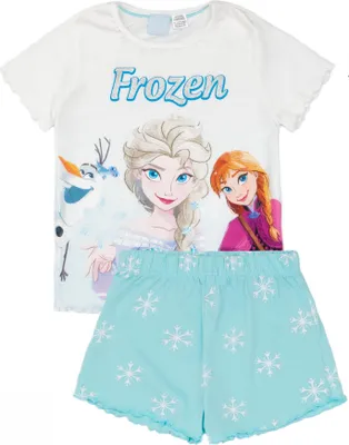 Obrázek produktu pro Frozen - Pyžamo s kraťasy pro dívky NS7439 (122) (Modrá/bílá/oranžová)