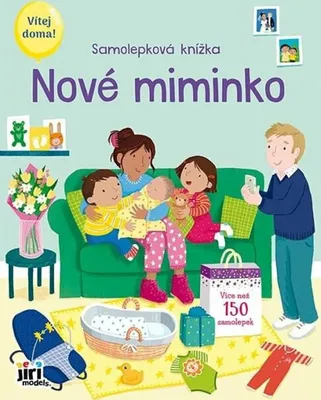 Obrázek produktu pro Samolepková knížka  miminko