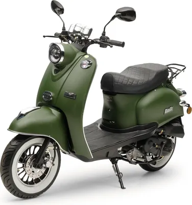 Produktbild von Motorroller 50 ccm Burnout MiniMe 2.0 Mattgrün 45 km/h