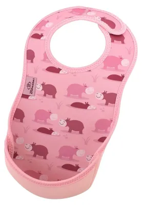 Produktbild von Bibetta Lätzchen Nilpferd Rosa