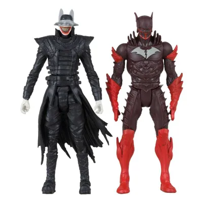 Produktbild von DC Direct Gaming Actionfiguren & Comic Batman Who Laughs & Red Death (Dark Nights Metal #1) 8 cm