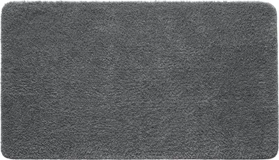 Productafbeelding van Tapijt, badmat, antislip, absorberend, geschikt voor woonkamer, slaapkamer, badkamer, 70 x 120 cm, grijs