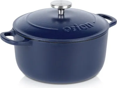 Produktbild von Orion Gusseisentopf Kochtopf Topf mit Deckel aus Gusseisen emailliert LITINA 22 cm 3,3 L