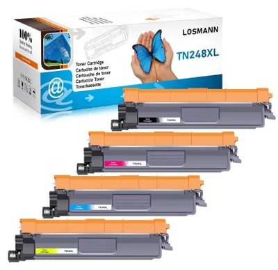 Immagine prodotto di Cartucce toner compatibili per stampanti Brother (confezione da 4)