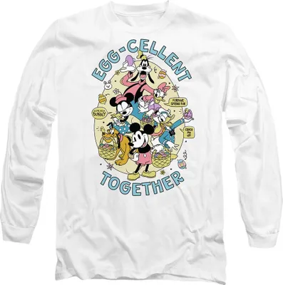 Obrázek produktu pro Mickey Mouse - Tričko "Eggcellent Together" pro muže/dámy Uni - Velikonoce TV14689 (M) (Bílá)