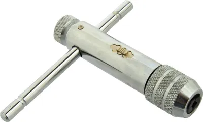 Produktbild von Präzisions-Gewindeschneider-Handrad M5-M12, 110 Mm – Ergonomisches Design Für Optimale Handhabung Und Langlebigkeit Bei Professionellen Anwendungen.