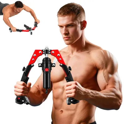 Productafbeelding van 3-in-1 Twister Armtrainer en Buikspierrolwiel