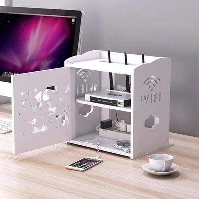 Image de Routeur Wi-Fi et support multimédia - 1 pièce - Blanc