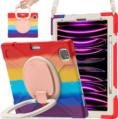 Immagine prodotto di Custodia per iPad Pro 3/2/1 11" con supporto e tracolla Colorato