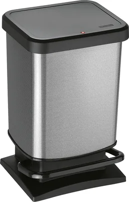 Produktbild von Rotho Paso Pedaalemmer 20L Carbon Metallic