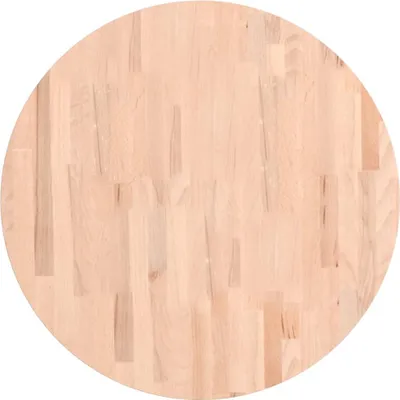 Produktbild von vidaXL Tischplatte Ø70x2,5 cm Rund Massivholz Buche