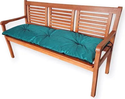 Produktbild von 4L Textil Sitzkissen Palettenkissen Gartenpolster Bankkissen Bankpolster Polsterauflage Auflage für Gartenbank (120x40 cm, Türkis)