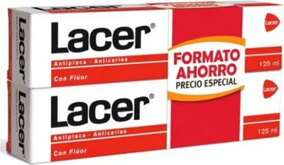 Obrázek produktu pro Lacer Zahnpasta Antiplaque Anticaries 2x125ml