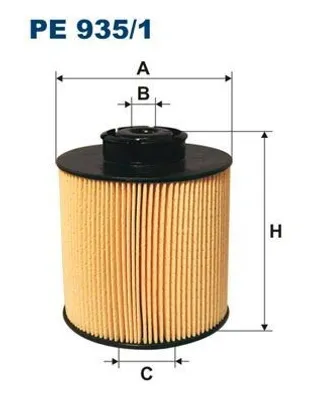 Zdjęcie produktu dla Kraftstofffilter FILTRON PE 935/1