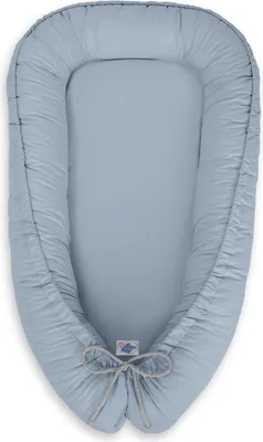 Produktbild von Babystreu, Kokon, doppelseitiger Comfort-Bellafurn Baby Pastellblau, -Baumwolle