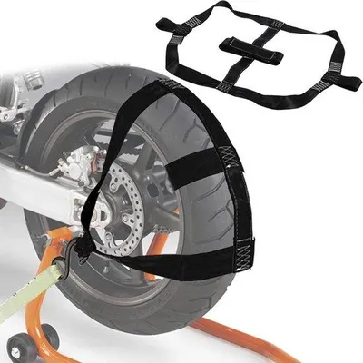 Produktbild von Motorradkabelbremsehalter 48 mm breit - Sicherheitsgreifer - Motorradklemme - Automatikbremse für Motorräder - Anhängerhalter - Kabelschutzklemme - Bremsschutzband für Motorräder