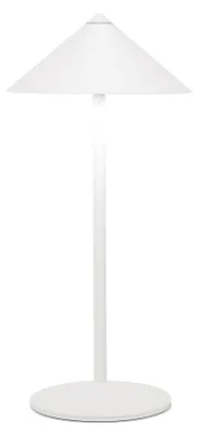 Tischleuchte, aufladbar, Touch, drehbar, 2200-3000 K, 55 cm, Weiß