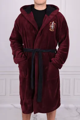 Produktbild von HARRY POTTER Župan/plášť Bradavice, vínová barva, pro muže S-M