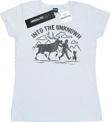 Produktbild von Disney - "Frozen 2 Into The Unknown" T-Shirt für Damen BI21719 (XL) (Weiß)