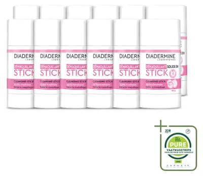 Produktbild von 12 x Diadermine Essential Care Reinigungsstick Kombucha - 40 g - Großpackung - 12 Stücke