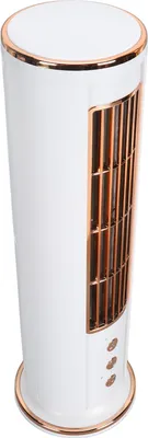 Obrázek produktu pro Stolní ventilátor bez lopatek s 3 rychlostmi Větrný ventilátor ve tvaru věže s USB dobíjením a dálkovým ovládáním pro letní použití