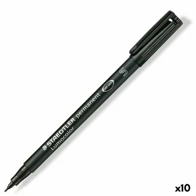 Obrázok produktu pre STAEDTLER Folienstift Lumocolor perm S schwarz 10 Stück