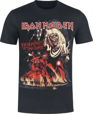 Produktbild von Iron Maiden T-Shirt Herren Number Of The Beast Graphic schwarz 5XL