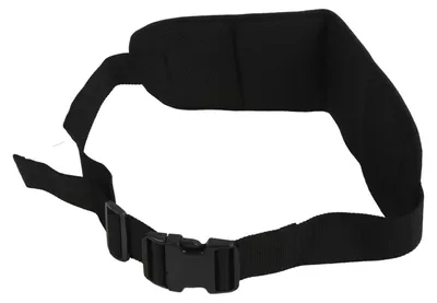 Immagine prodotto di Cintura di sicurezza per sedia a rotelle, nera, cintura di ritenuta imbottita in vita con fibbia a sgancio rapido per anziani